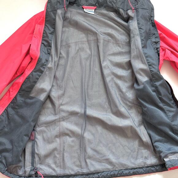 Columbia Rain Jacket Arcadia II Waterproof Breathable Hooded Windbreaker Small - Picture 14 of 16